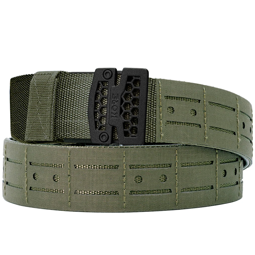 [BBCKLCRGB1R] Molle Battle Belt - Laser Cut (Ranger green, Boucle B1, Renforcée)